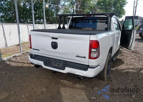 2021 Ram 1500 Big Horn 4X4 5'7 Box from USA, damaged, VIN 1C6SRFFT6MN569356